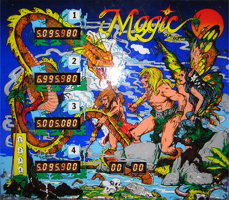 Magic is a pinball machine released by Stern Electronics in 1979. The game features a mystical and magical theme, with artwork and gameplay elements inspired by the world of magic and illusion.