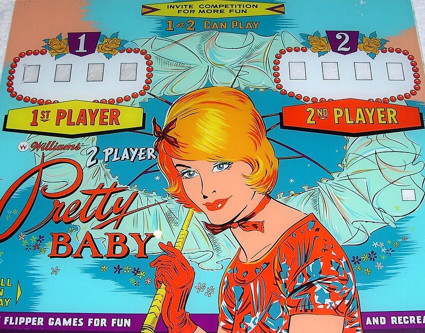 Pretty Baby is an electro-mechanical pinball machine released by Williams in 1964.