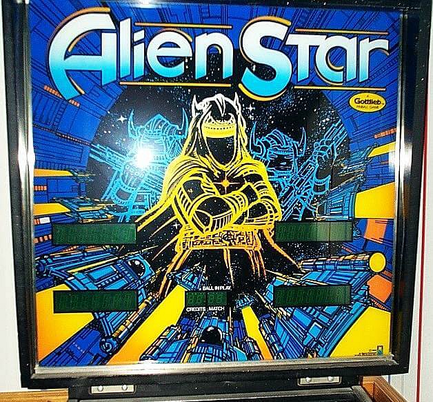 Alien Star is a pinball machine from 1984, manufactured by Gottlieb. It features a sci-fi theme with challenging gameplay mechanics.