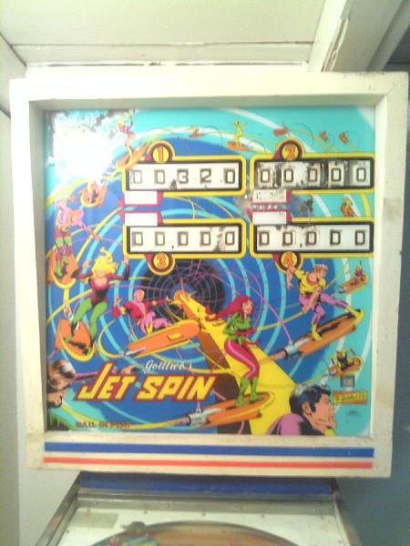Jet Spin is an electro-mechanical pinball machine released in 1977 by Gottlieb. It features a fun and interactive gameplay experience with vibrant art and classic pinball mechanics.