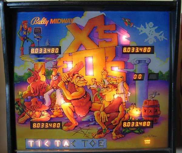 X's & O's is a classic pinball machine produced by Bally, released in 1982. The theme of the machine is inspired by the tic-tac-toe game, offering players a nostalgic yet engaging gameplay experience.
