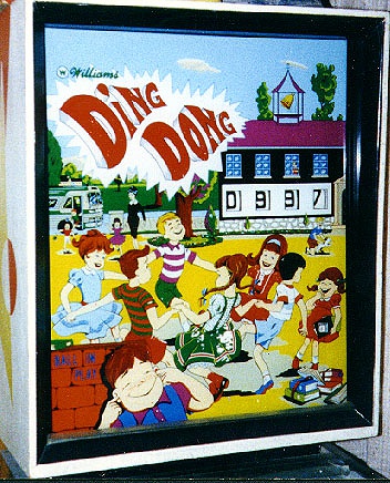 Ding Dong is an electro-mechanical pinball machine released by Williams in 1968, known for its classic gameplay and vintage design.