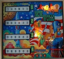 New World is an electromechanical pinball machine produced by Playmatic in 1976.