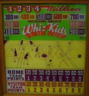 Whiz Kids is an electro-mechanical pinball machine released by Chicago Coin in 1952. It is known for its captivating school-themed artwork and gameplay.