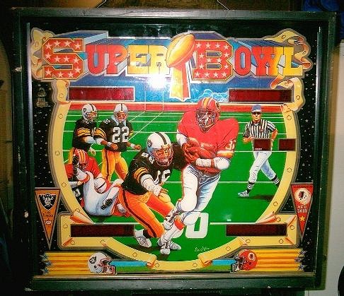 Super Bowl is a pinball machine released by Bell Games in 1983, featuring a sports theme centered around American football.