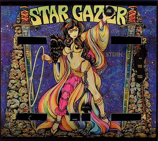 Star Gazer is a classic pinball machine released by Stern Electronics in 1980, known for its celestial theme and intricate artwork.