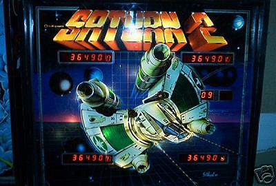 Saturn 2 is a pinball machine produced by Bell Games, released in 1985. Known for its unique gameplay and distinct theme based on space exploration.