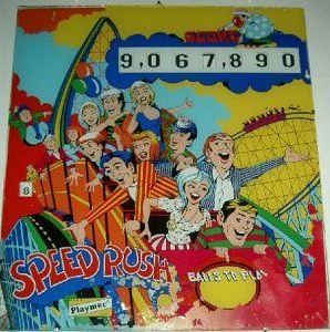 A classic pinball machine by Playmec Flippers, known for its fast-paced gameplay and vintage charm.