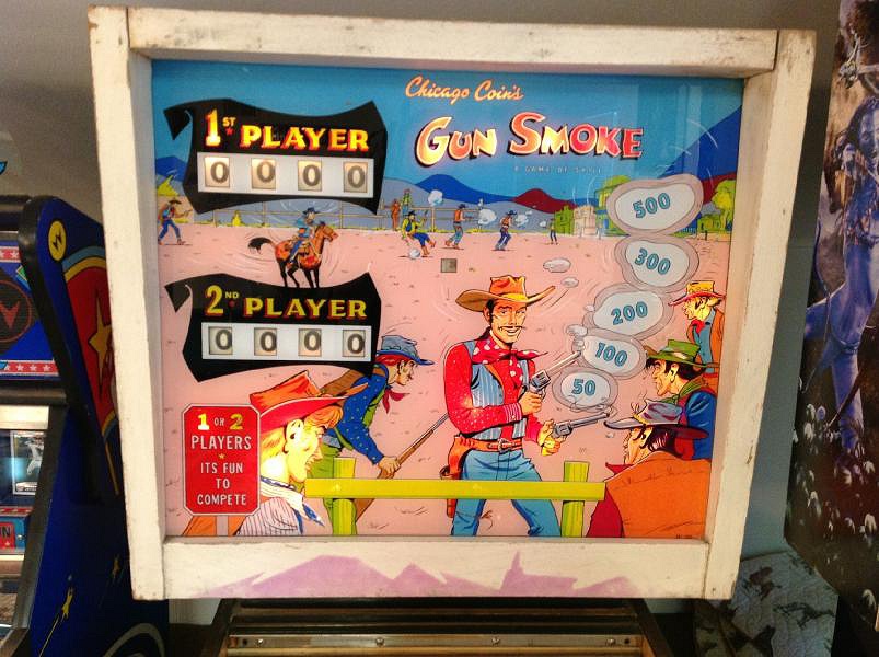 Gun Smoke is a classic pinball machine released in 1967 by Chicago Coin.