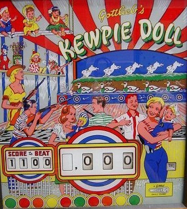 Kewpie Doll is a vintage pinball machine created by Gottlieb in 1960, known for its classic design and gameplay typical of the era.