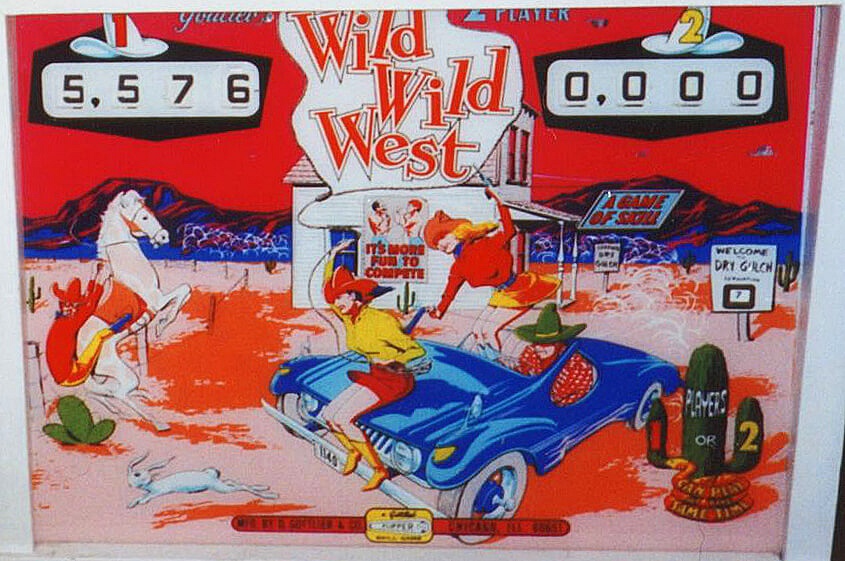 Wild Wild West is an electro-mechanical pinball machine released by Gottlieb in 1969, featuring a western theme.
