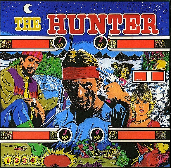 The Hunter is a pinball game manufactured by Bell Coin Matic in 1979. It features thrilling gameplay with a hunting theme.