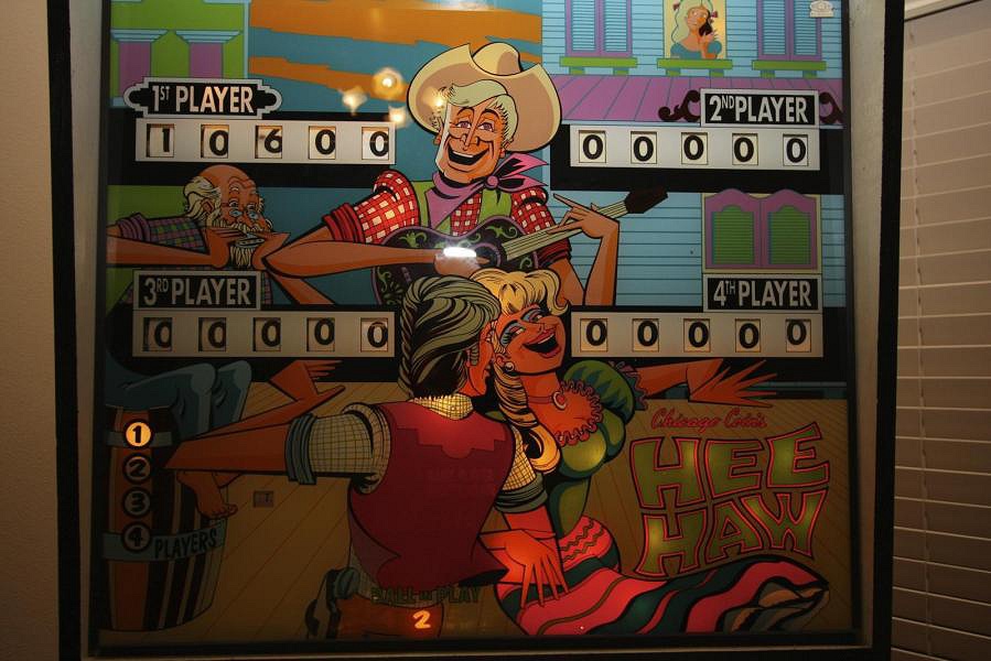 Hee Haw is a pinball machine produced by Chicago Coin in 1973. It features a country and western theme inspired by the popular television show of the same name.