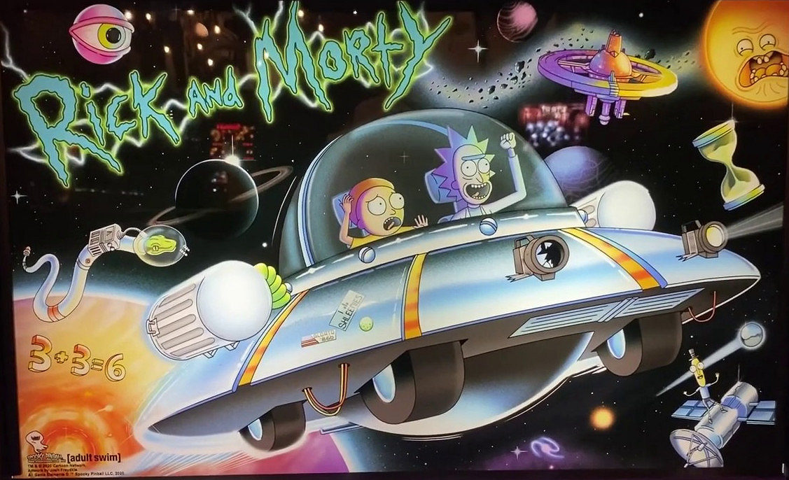 Rick and Morty (SE) is a pinball machine designed and produced by Spooky Pinball based on the popular animated TV series, Rick and Morty.