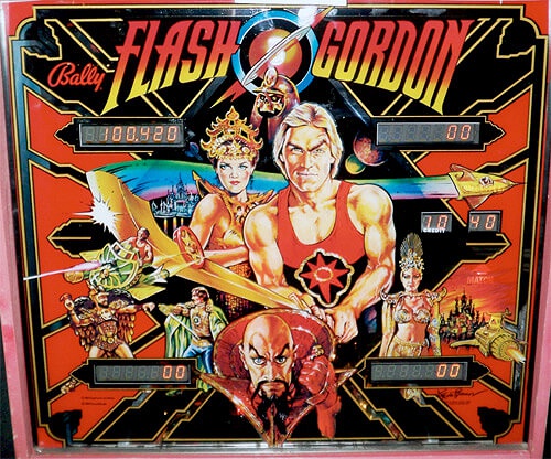 Flash Gordon is a pinball machine distributed by Bell Games. Released in 1980, this classic machine features themes from the Flash Gordon franchise.