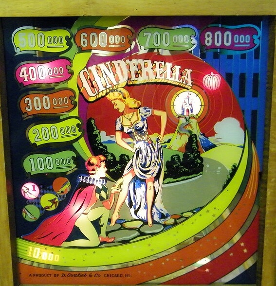 Cinderella is a vintage pinball machine created by Gottlieb in 1947. Known for its classic theme and mechanical charm, it represents the post-war era of pinball design.