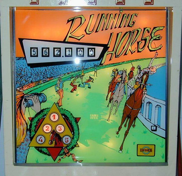 Running Horse is a pinball machine released by Inder in 1975. Known for its distinctive artwork and engaging gameplay, it captures the essence of mechanical pinball from the mid-1970s.