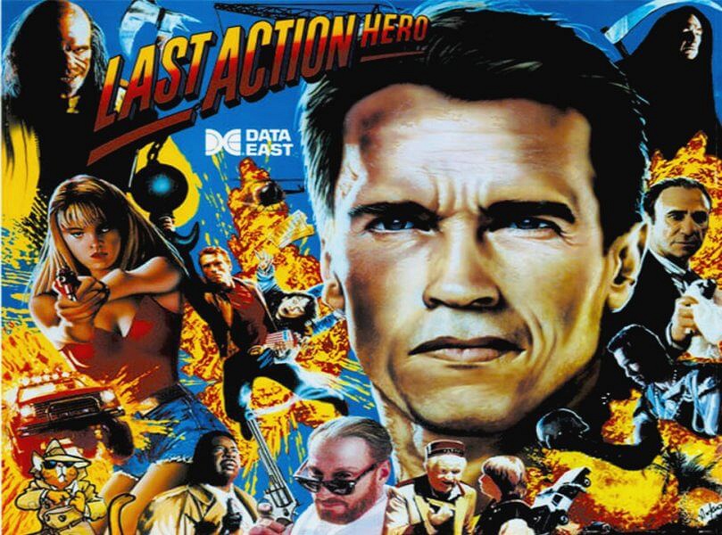 Last Action Hero is a pinball machine themed after the 1993 action-comedy film of the same name, featuring Arnold Schwarzenegger. It was manufactured by Data East.