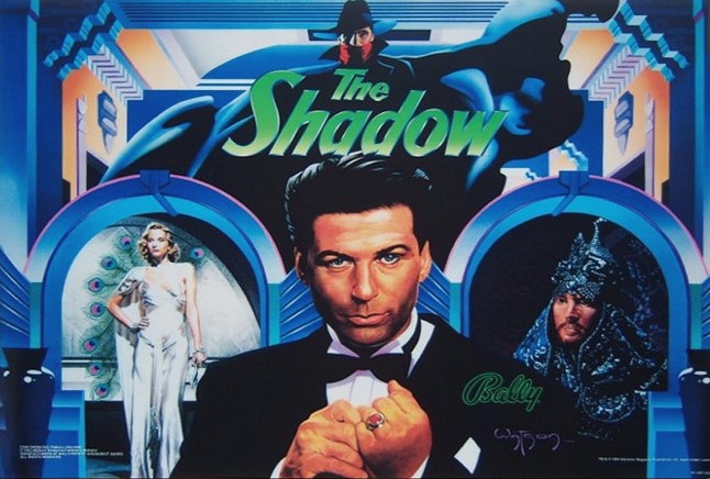 The Shadow is a pinball machine designed by Brian Eddy and released by Bally in 1994. It is based on the 1994 movie of the same name, which was inspired by the classic 1930s radio show.