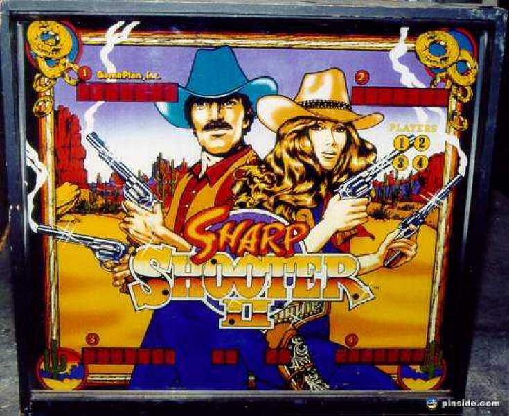 Sharp Shooter II is a pinball machine released by Game Plan in 1982. It features a classic western saloon theme.