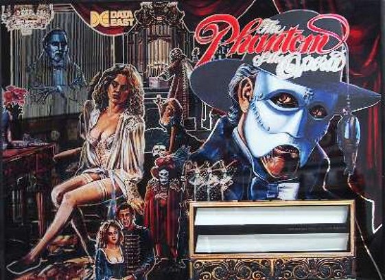 Phantom of the Opera is a pinball machine released by Data East in 1990, based on the famous novel and musical by Gaston Leroux.