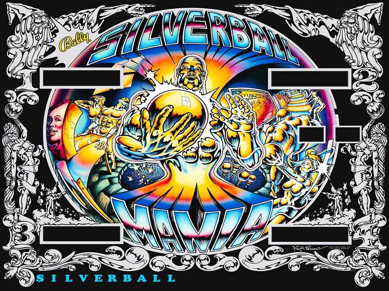 Silverball Mania is a pinball machine released by Bally in 1978, known for its mesmerizing artwork and challenging gameplay focused around the theme of pinball itself.