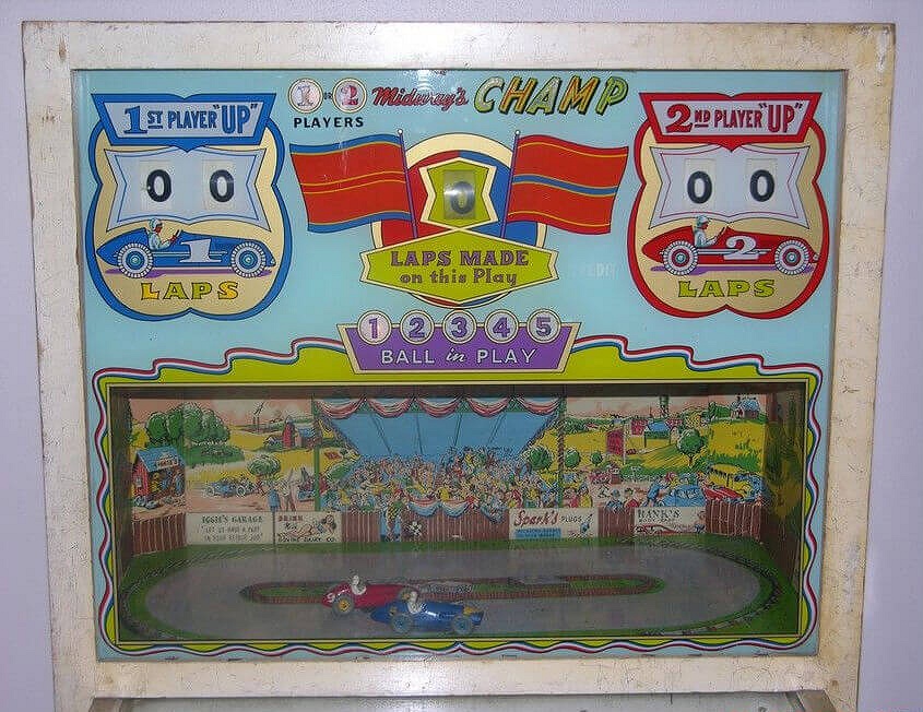 Champ is an electro-mechanical pinball machine manufactured by Midway, released in 1962.