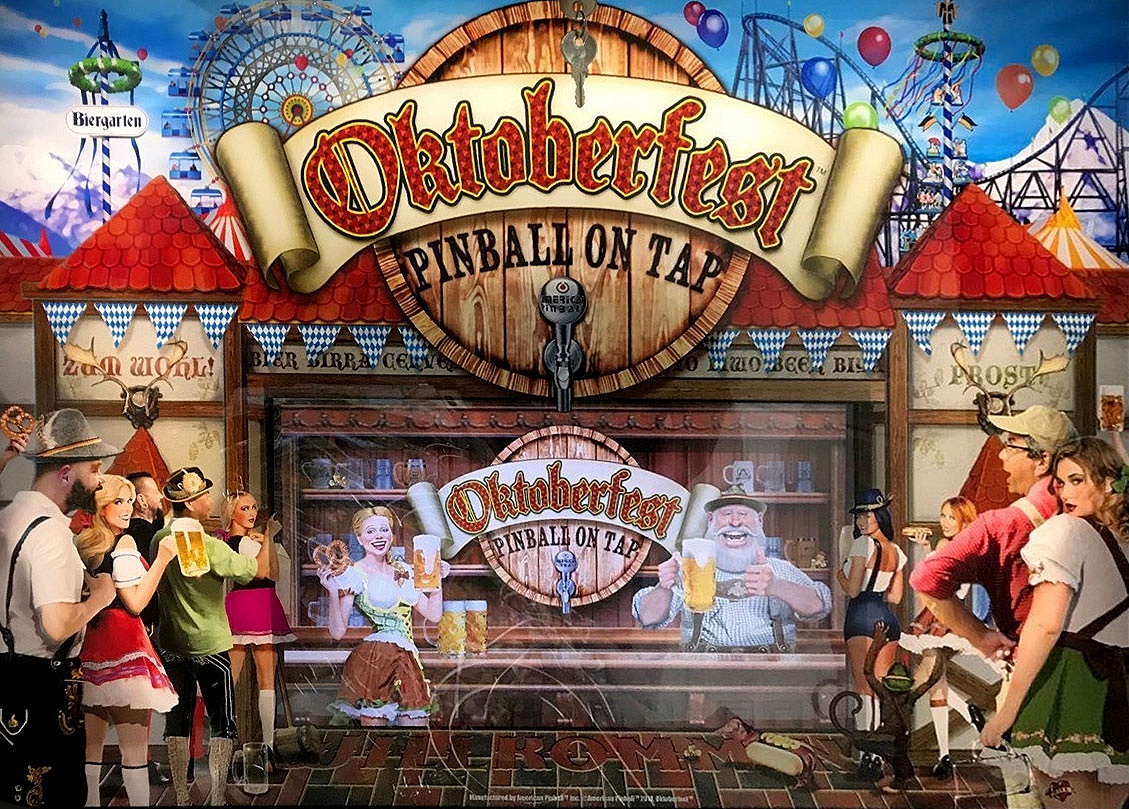 Oktoberfest: Pinball on Tap is a pinball machine themed around the popular German festival, offering various modes, beer stein collecting, and traditional Oktoberfest games.