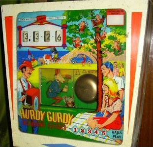 Hurdy Gurdy is a classic pinball machine produced by Gottlieb in Italy, known for its vibrant artwork and engaging gameplay. Released in 1966, this electromechanical pinball machine features a circus theme, with playful clowns and banners adorning the playfield.
