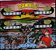 Rawhide is a 1977 pinball machine created by Chicago Coin. It features a Western theme and was one of the last machines produced by the company before transitioning to Stern Electronics.
