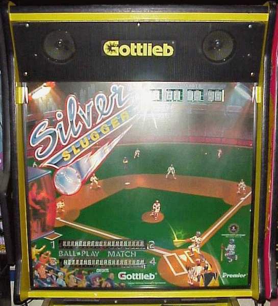 Silver Slugger is a baseball-themed pinball machine produced by Gottlieb in 1990.