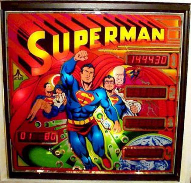 Superman is a wide-body pinball machine produced by Atari and is themed around the popular DC Comics character, Superman. It features vibrant artwork and thematic elements that capture the essence of the superhero universe.