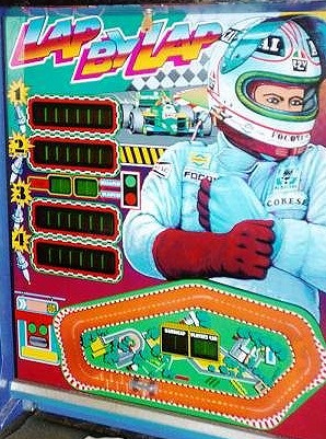 Lap By Lap is a racing-themed pinball machine released by Inder in 1985.
