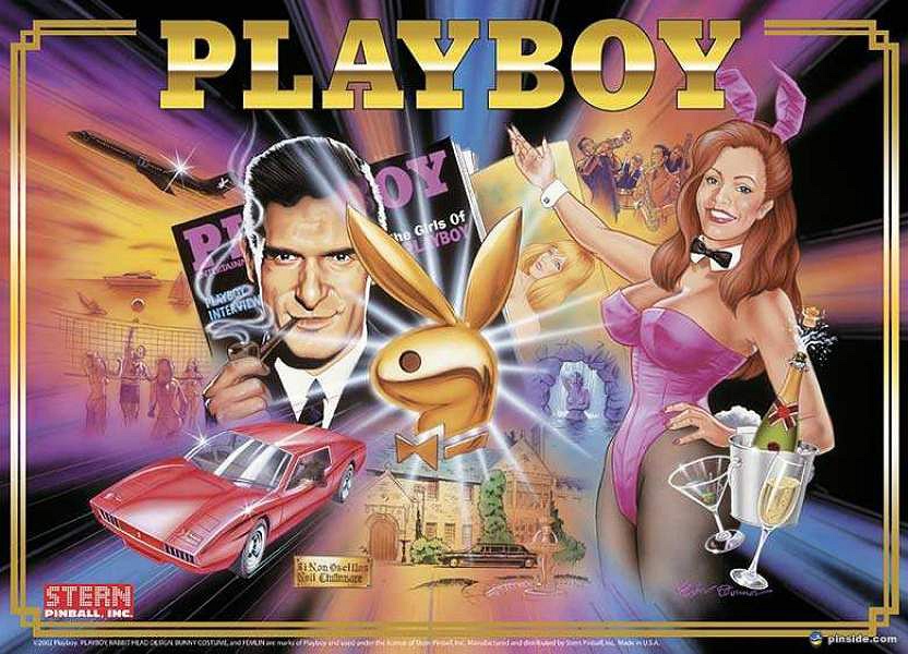 Playboy is a pinball machine developed by Stern Pinball in 2001. It features artwork and themes based on the iconic Playboy brand, incorporating engaging gameplay with various playfield objectives.