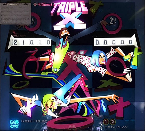 Triple X is a classic pinball machine produced by Williams in 1973. Known for its distinctive design and engaging gameplay.