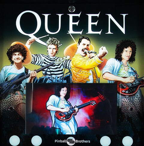 Queen (LE) is a limited edition pinball machine created by Pinball Brothers, celebrating the iconic music band Queen.