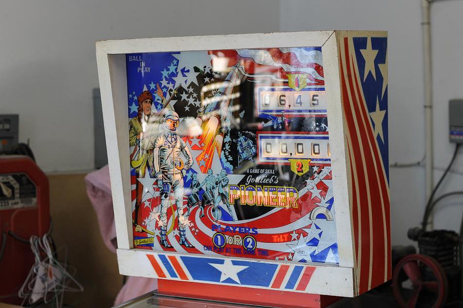 Pioneer is a classic electro-mechanical pinball machine manufactured by Gottlieb in 1976. It features a western theme and is known for its engaging playfield design and simple yet challenging gameplay.
