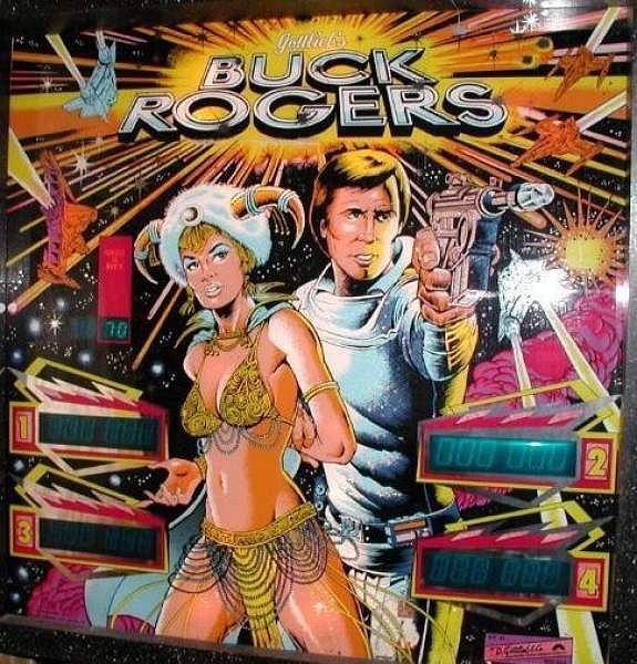 Buck Rogers is a pinball machine inspired by the science fiction character. It was manufactured by Gottlieb in the late 1970s and features a space adventure theme.