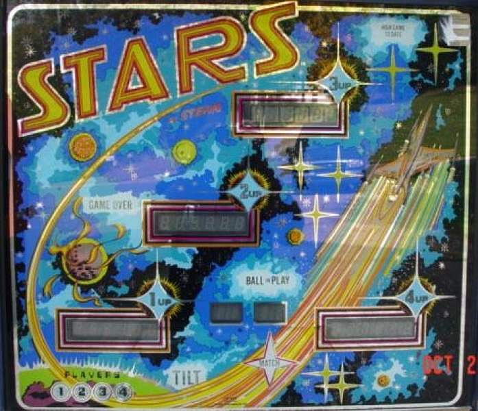 Stars is a solid-state electronic pinball machine released by Stern Electronics in 1978. It features an outer space theme and was one of the early machines to incorporate electronic sounds.