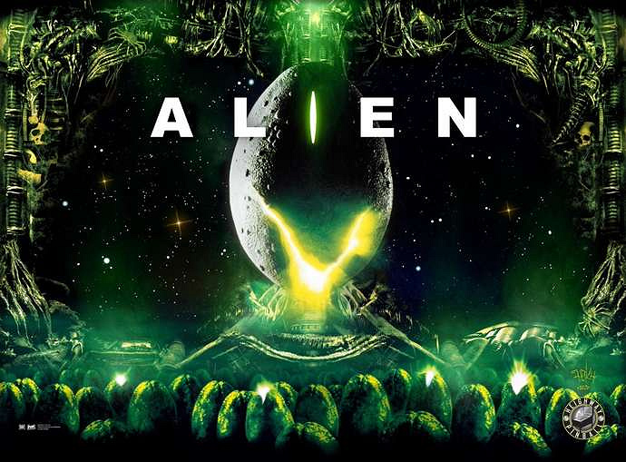Alien (LE) is a pinball machine by Heighway Pinball, based on the popular sci-fi franchise 'Alien'. This Limited Edition version includes exclusive features and artwork.