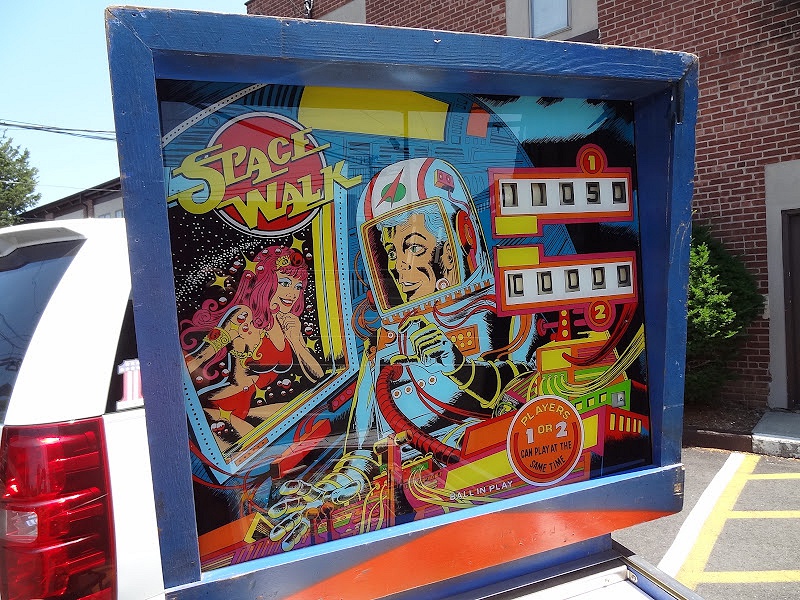 Space Walk is a pinball machine produced by Gottlieb in 1979. It features a space exploration theme with vibrant artwork and engaging gameplay.