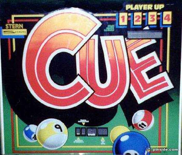 Cue is a pinball machine manufactured by Stern Electronics, released in 1981. The game is themed around billiards and features vibrant artwork and engaging play mechanics.