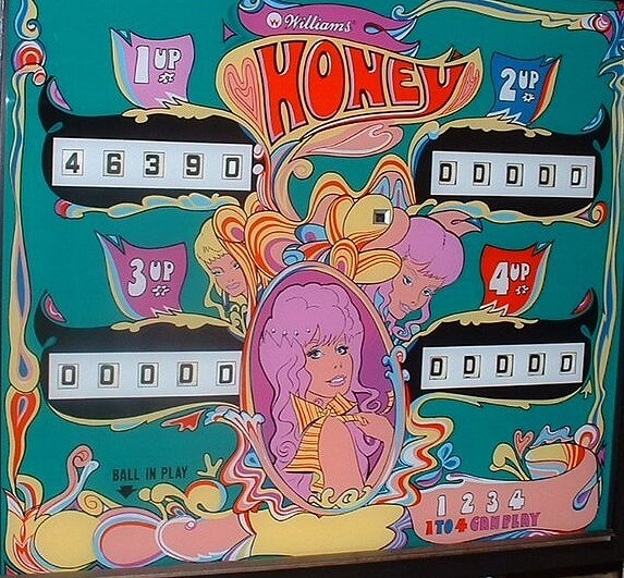 Honey is a classic pinball machine released by Williams in 1972, known for its unique gameplay and thematic design.
