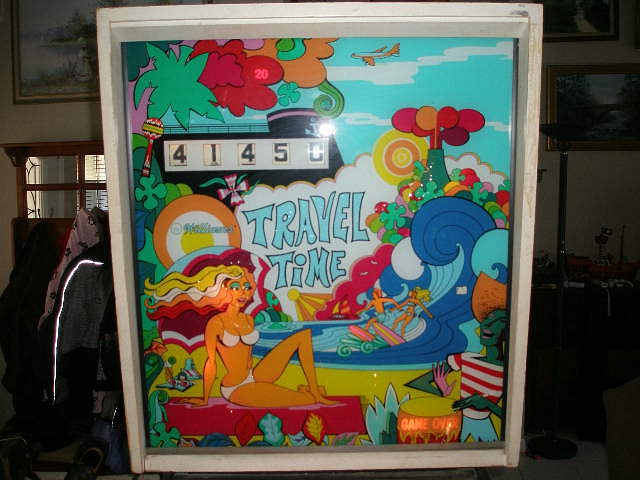 Travel Time is a classic pinball machine released by Williams in 1972. It's a single-player, electro-mechanical game designed to provide engaging gameplay with travel-themed art.