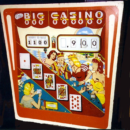 Big Casino is an electro-mechanical pinball machine released by Gottlieb in 1961. It features a classic casino theme with gameplay elements inspired by gambling.