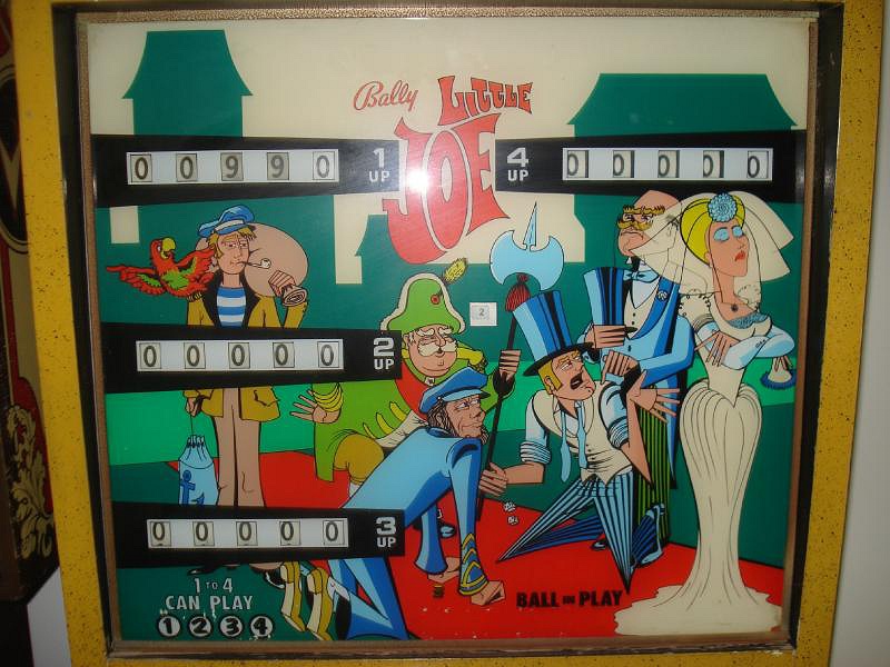 Little Joe is a classic electromechanical pinball machine produced by Bally in 1972. Known for its engaging gameplay focused around pool themes, it includes intricately designed artwork and mechanical features that appeal to both casual players and pinball enthusiasts.