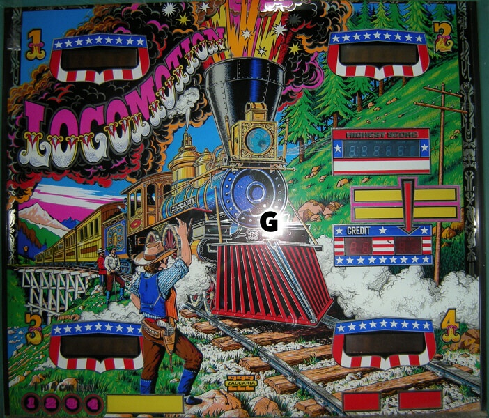 Locomotion is a classic pinball machine created by Zaccaria, an Italian manufacturer known for its innovative and beautifully designed pinball machines. Released in 1981, Locomotion features a train-themed design.