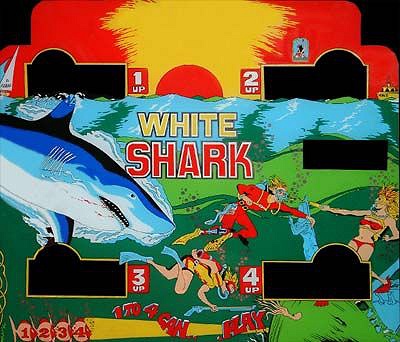 White Shark is a pinball machine produced by Bell Coin Matic in 1979. It's known for its maritime theme and challenging gameplay.