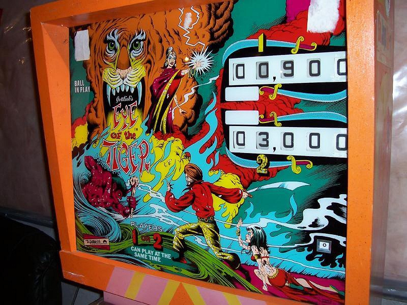 Eye of the Tiger is a classic electro-mechanical pinball machine released by Gottlieb in 1978, known for its exciting gameplay and thematic design.