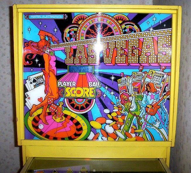 Las Vegas is a mechanical pinball machine released by Mattel in 1976. It's based on the popular casino theme, featuring bold graphics and a simple mechanical gameplay experience.